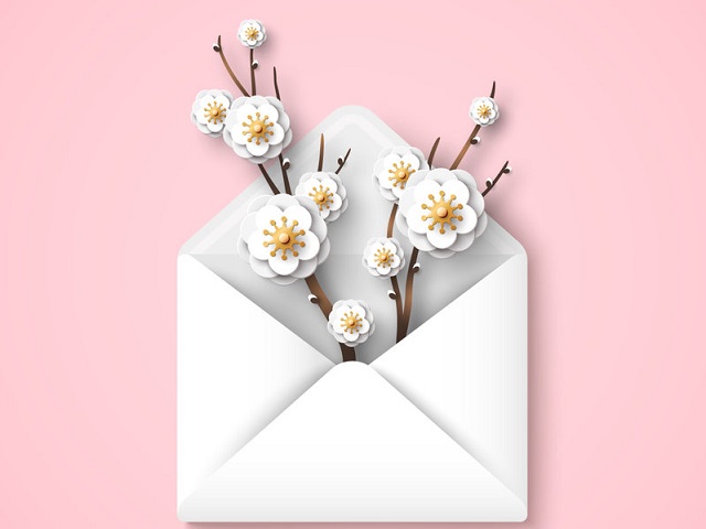 flowers-envelope