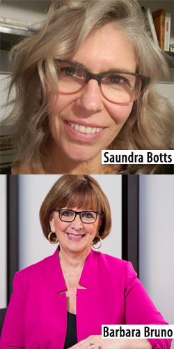 Saundra Botts and Barbara Bruno